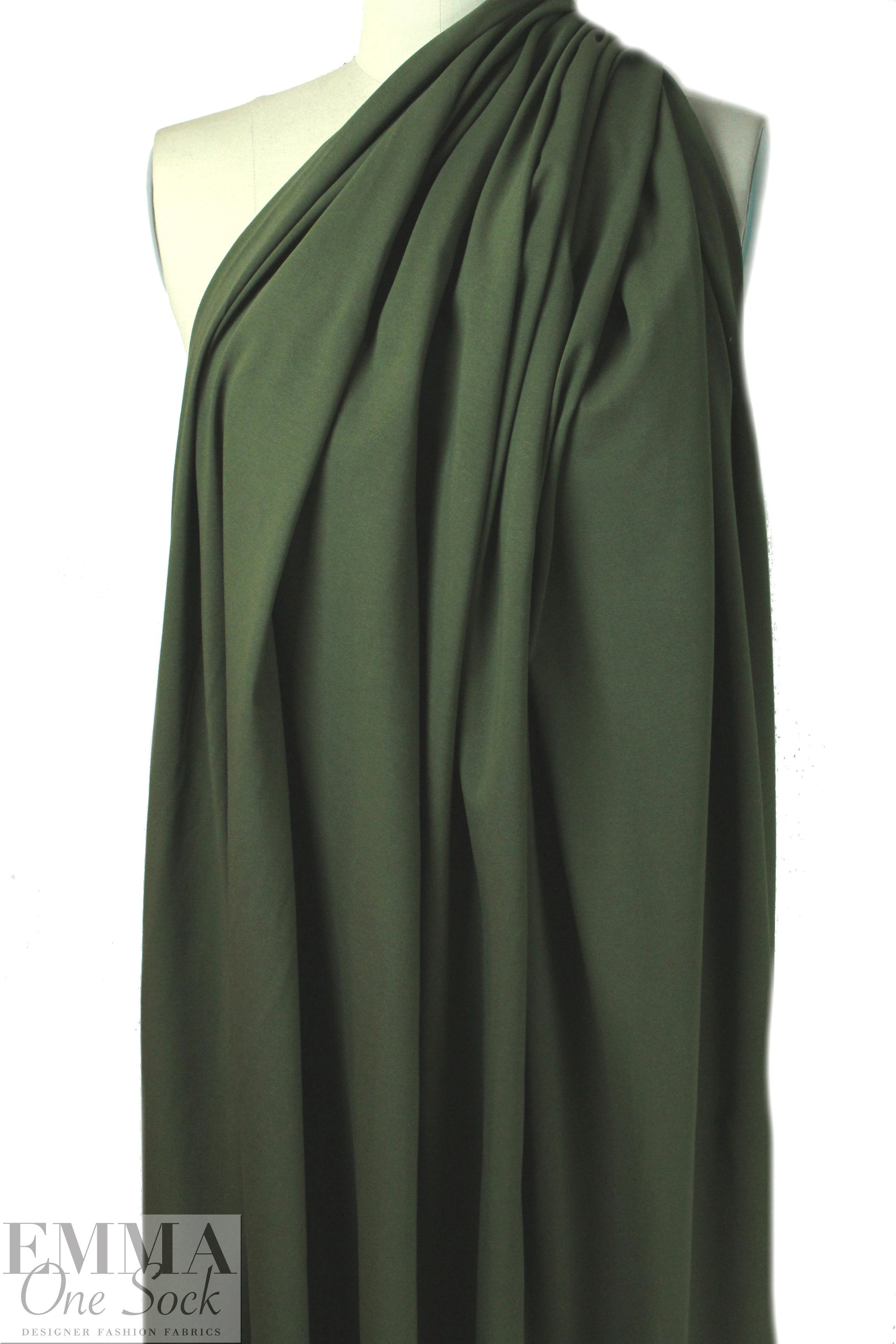 Dutch 220 gms cotton/spandex knit - loden 1.125 yds