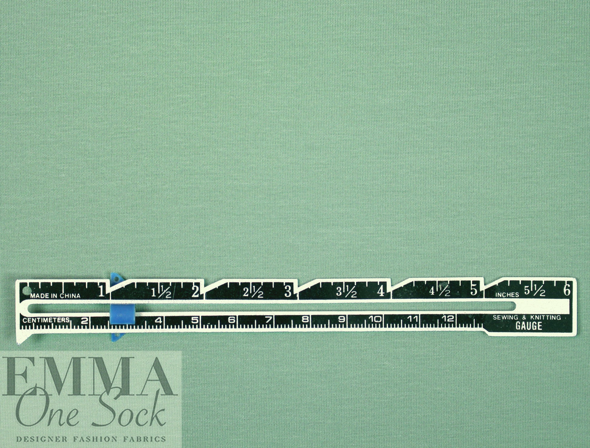 Dutch 220 gms cotton/spandex knit - dusty sage .875 yds