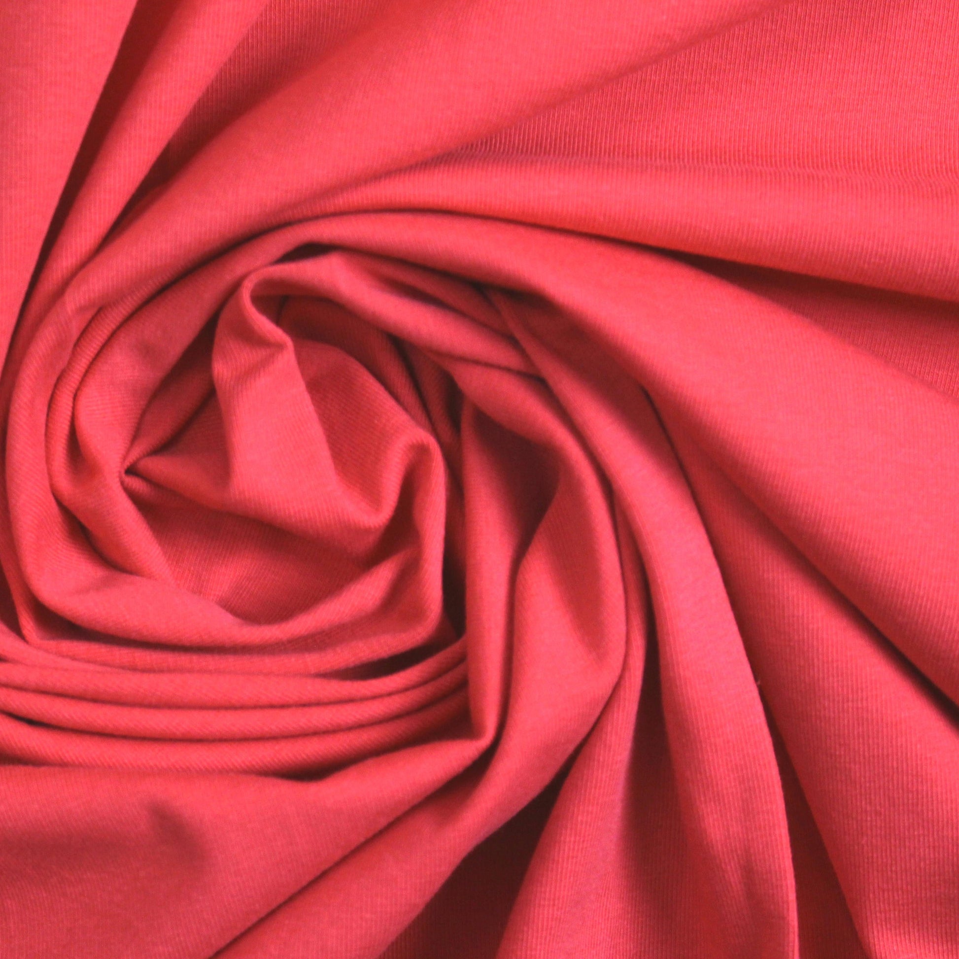 Dutch 220 gms cotton/spandex knit - hot coral