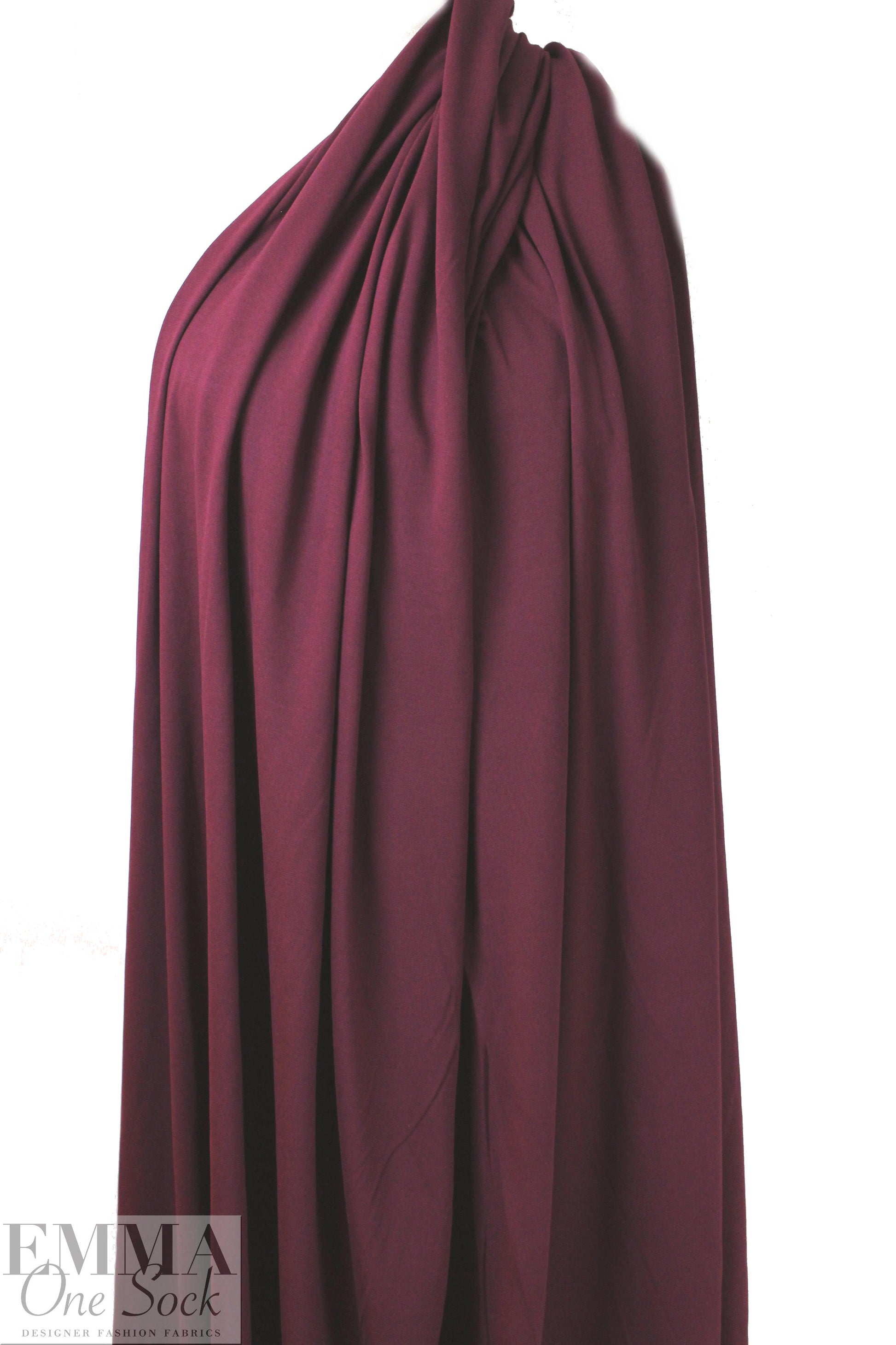 Dutch 220 gms cotton/spandex knit - wine 1.25 yds