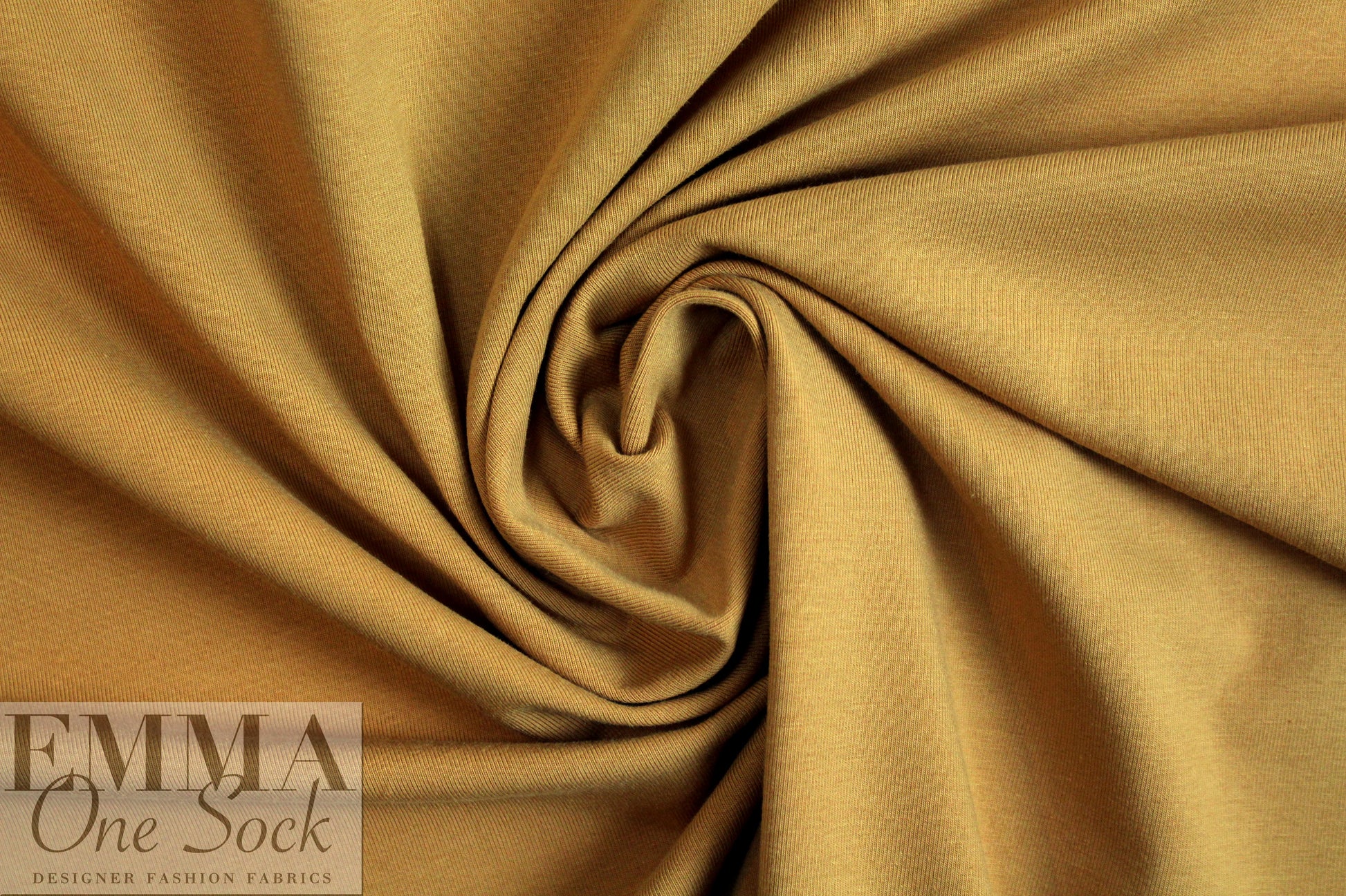 Dutch 220 gms cotton/spandex knit - butterscotch