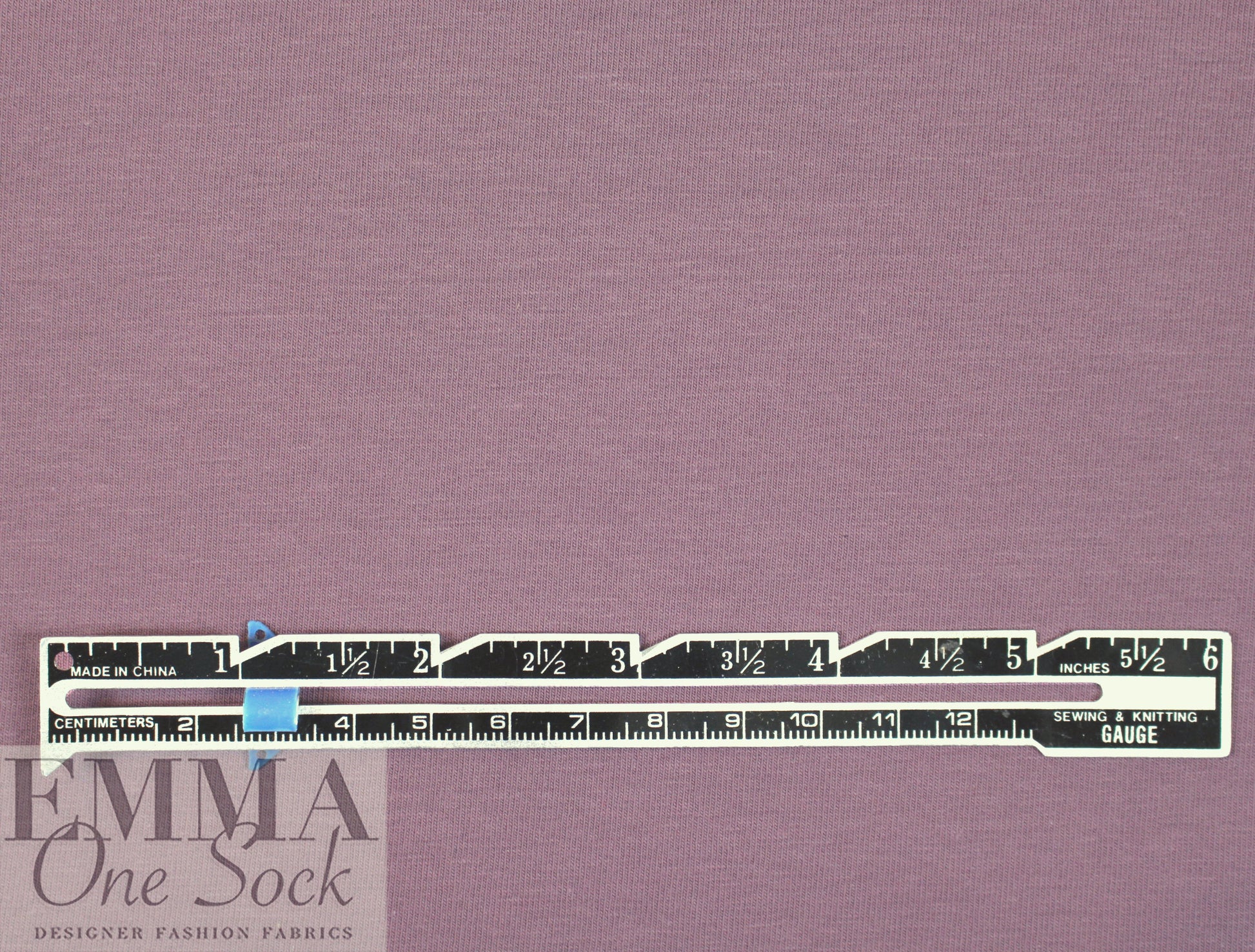 Dutch 220 gms cotton/spandex knit - dusky orchid 1.125 yds