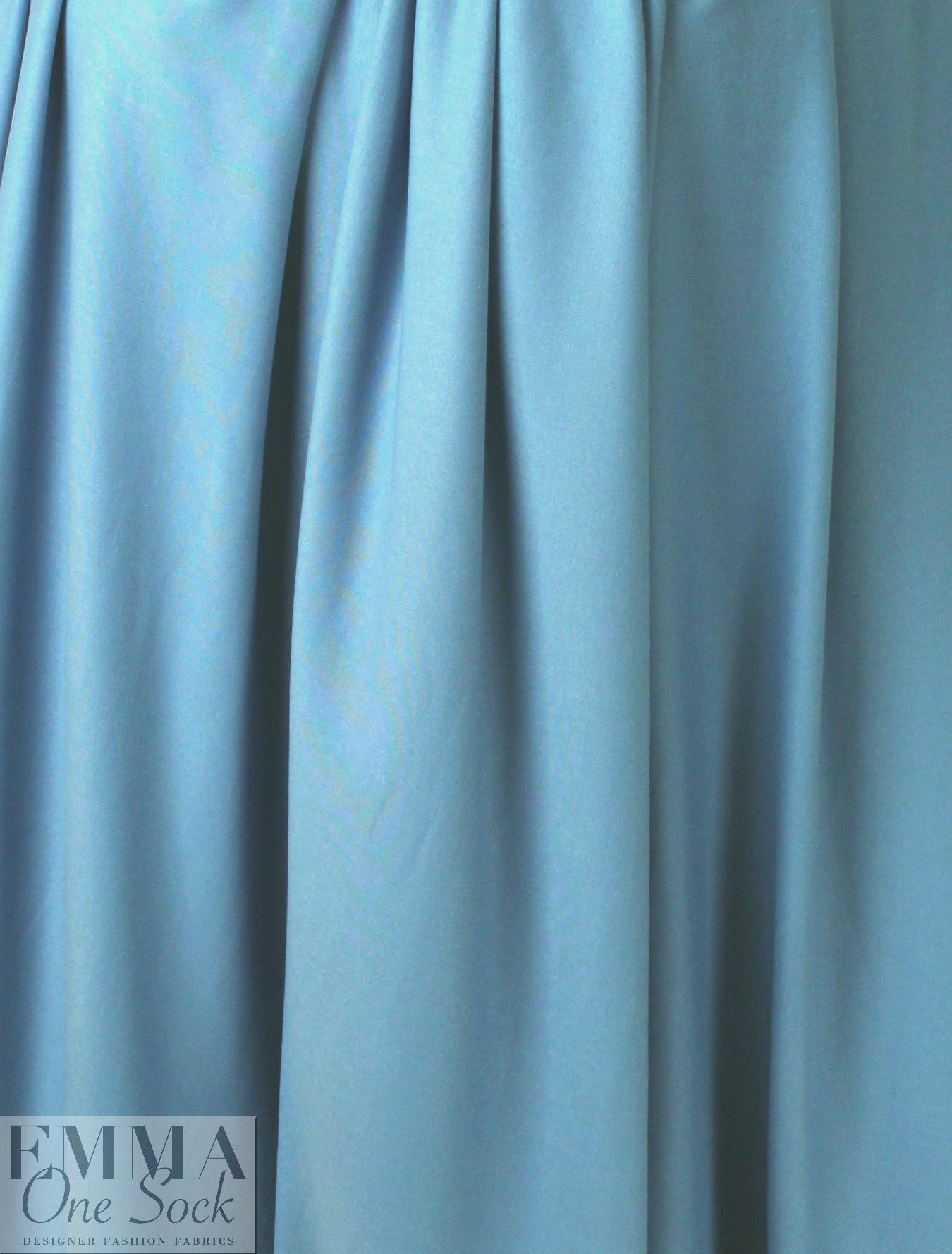 Dutch 220 gms cotton/spandex knit - dusty blue 1.125 yds