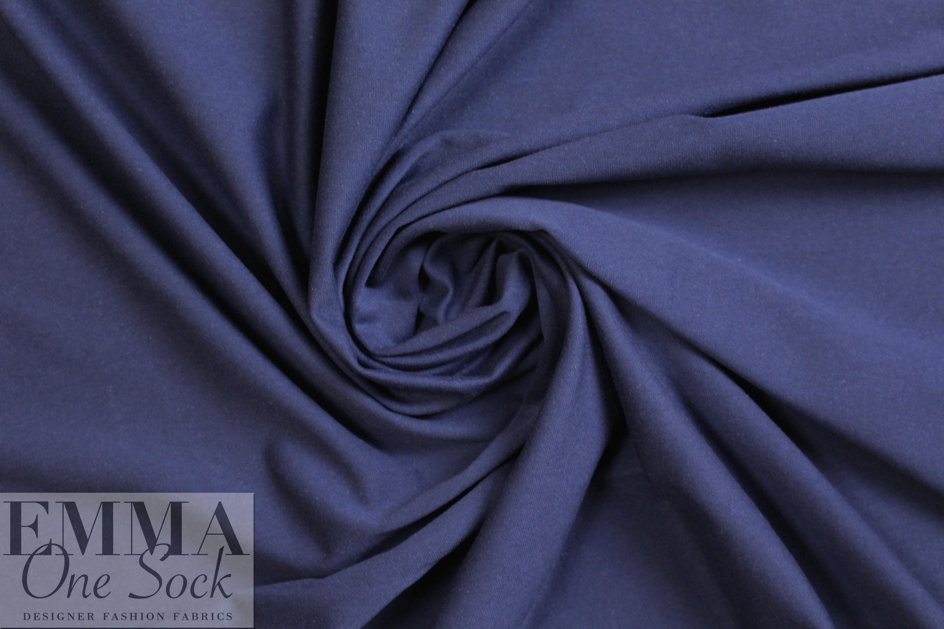 Dutch 220 gms cotton/spandex knit - dark navy 1.25 yds