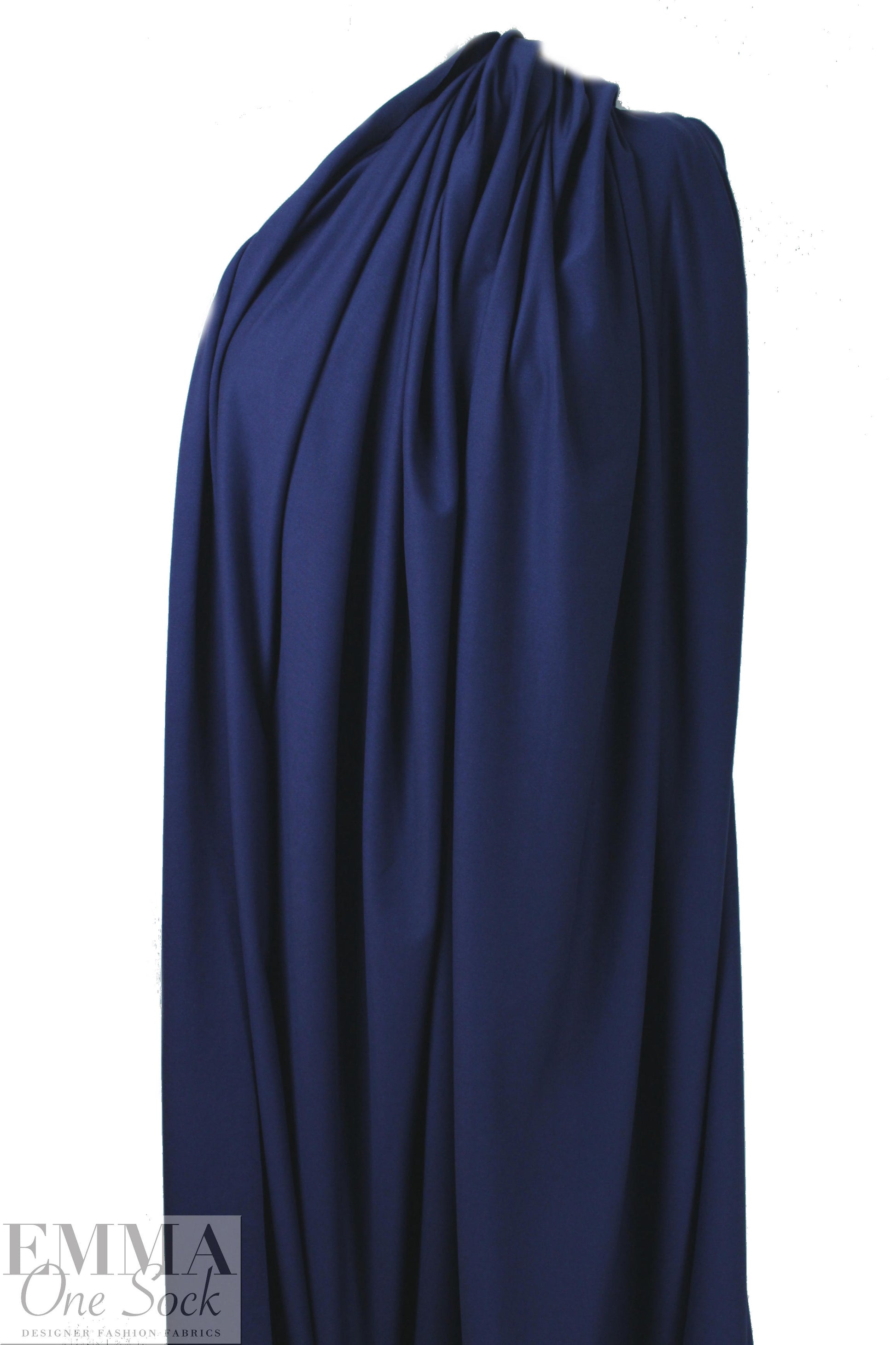 Dutch 220 gms cotton/spandex knit - dark navy 1.125 yds