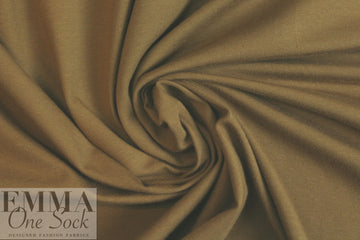 Dutch 220 gms cotton/spandex knit - cocoa .75 yds