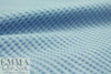Dutch cotton waffle knit - dusty blue - Oeko-Tex certified 1.875 yd