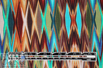 Dutch digital 'missoniesque' cotton knit Oeko-Tex cert. 1 yard