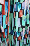 Dutch digital 'painted shapes 1' cotton knit Oeko-Tex cert. .75 yds
