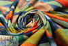 Dutch digital 'painted shapes 2' cotton knit Oeko-Tex cert. 2 yd