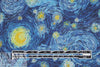 Dutch digital 'starry night' cotton knit Oeko-Tex cert. 1.375 yds