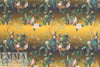 Dutch digital 'exotic aviary' cotton knit 2 Oeko-Tex cert. 2 yd