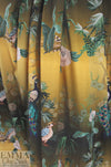 Dutch digital 'exotic aviary' cotton knit 2 Oeko-Tex cert. 1.5 yds