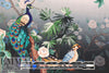 Dutch digital 'exotic aviary' cotton knit 1 Oeko-Tex cert. .625 yds