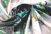 Dutch digital 'exotic aviary' cotton knit 1 Oeko-Tex cert. .5 yds