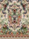 Dutch digital 'tropical fractals' knit Oeko-Tex certified panel  2 yd