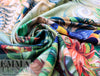 Dutch digital 'tropical fractals' knit Oeko-Tex certified panel  2 yd