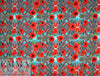 Dutch digital 'poppy illusion' cotton knit Oeko-Tex cert. 2.5 yds