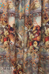 Dutch digital 'Baroque by the sea' viscose knit Oeko-Tex cert. .625 yds