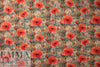 Dutch digital 'poppy meadow' cotton knit Oeko-Tex cert. 1.25 yd