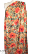 Dutch digital 'poppy meadow' cotton knit Oeko-Tex cert. 1.75 yd