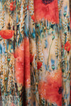 Dutch digital 'poppy meadow' cotton knit Oeko-Tex cert. 1.75 yds