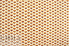 Dutch digital 'heart strings' cotton knit PROMO!  - pumpkin/cream .5 yds