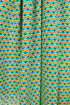 Dutch digital 'deco flower chain' cotton knit Oeko-Tex cert. 1.625 yd