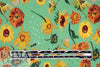 Dutch digital 'Vincent's sunflowers' cotton knit Oeko-Tex cert. 1.5 yds