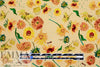 Dutch digital 'Vincent's sunflowers 2' cotton knit Oeko-Tex cert. 1.125 yds