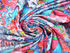 Dutch digital 'butterfly fantasy' cotton knit Oeko-Tex cert. 1.625 yd