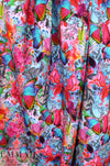 Dutch digital 'butterfly fantasy' cotton knit Oeko-Tex cert. 2 yd