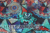 Dutch digital 'techno floral mosaic' knit Oeko-Tex cert.  1.4 yd