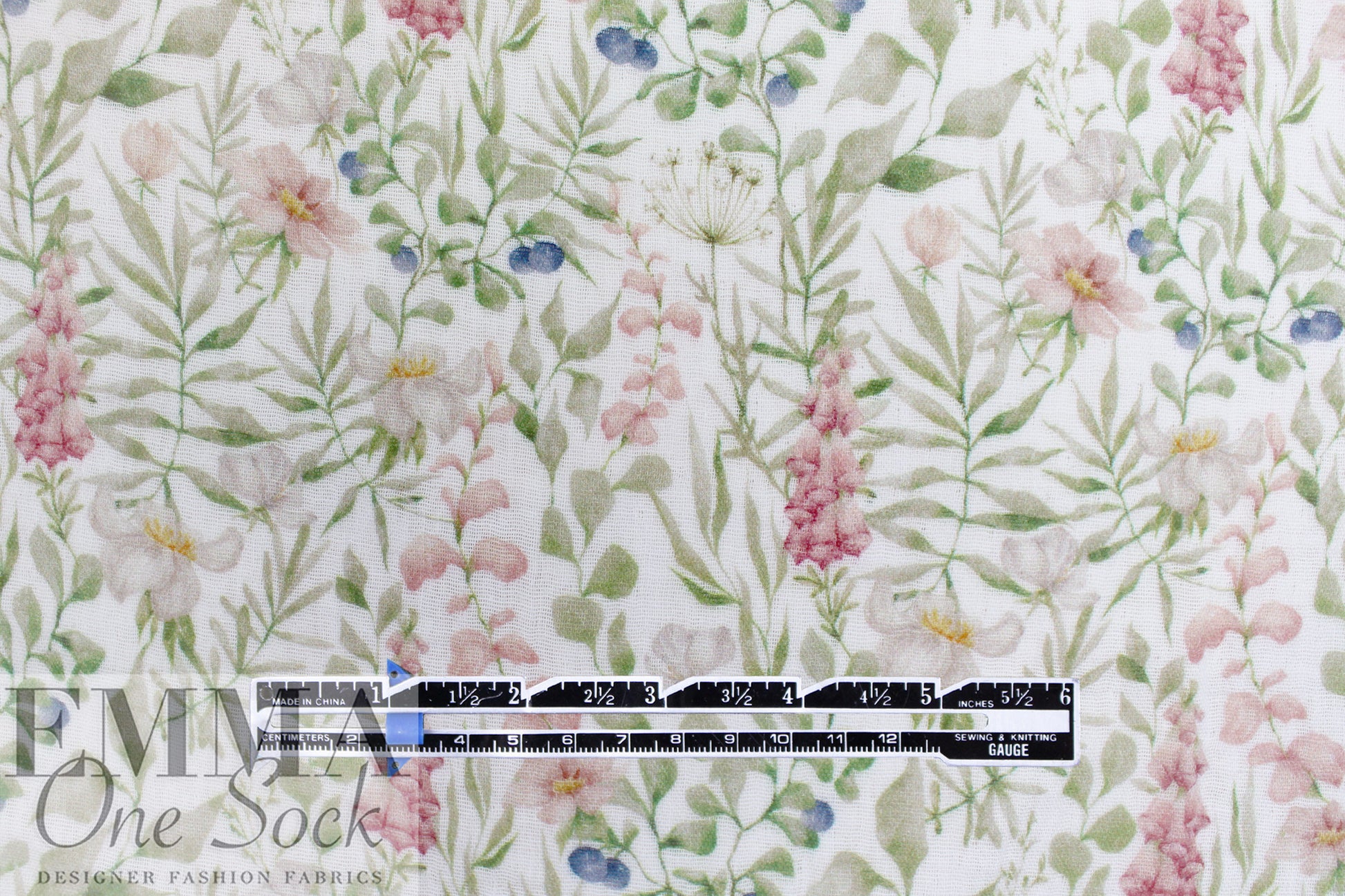 Dutch cotton mouseline, Oeko-Tex certified - meadow 1.5 yd