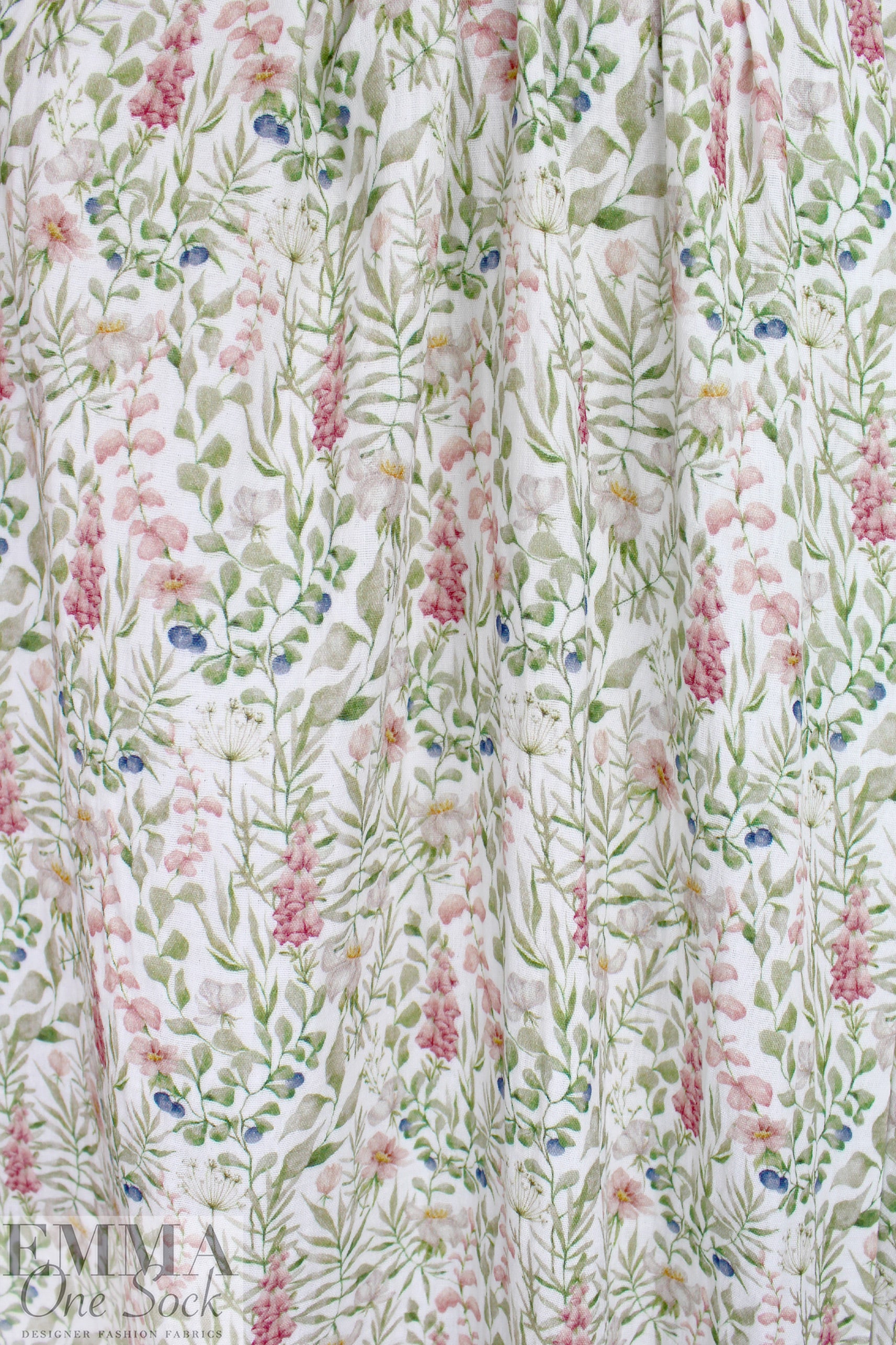 Dutch cotton mouseline, Oeko-Tex certified - meadow 2 yds