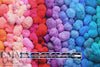 'knitter's rainbow' French terry knit - Oeko-Tex cert. .5 yds