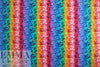 'knitter's rainbow' French terry knit - Oeko-Tex cert. .5 yds