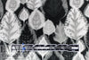 Dutch digital 'leaf photogram' cotton knit Oeko-Tex cert.  1.875 yd