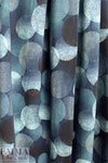 Dutch digital 'full moon' cotton knit Oeko-Tex cert. - teal/ice blue .5 yds