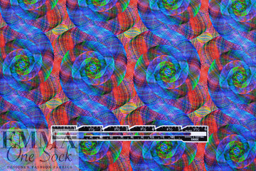 Dutch digital 'quantum spiral' knit Oeko-Tex cert.  1.66 yd