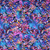Dutch digital 'painted glass 2' cotton knit Oeko-Tex cert. 1.625 yds
