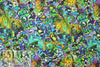 Dutch digital 'painted glass' cotton knit Oeko-Tex cert. .75 yds