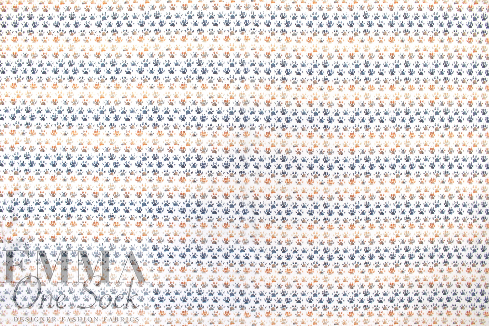 Dutch digital 'puppy paws' cotton knit Oeko-Tex cert.