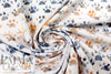 Dutch digital 'puppy paws' cotton knit Oeko-Tex cert. 1 yard
