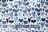 Dutch digital 'love note' cotton knit Oeko-Tex cert. 1.375 yd