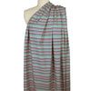 Dutch digital 'zestfully striped' cotton knit Oeko-Tex cert. .75 yds