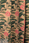 Dutch digital 'plumeria paradise' cotton knit Oeko-Tex cert. 1.25 yds