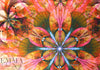 Dutch digital prism flower cotton/lycra knit panel
