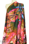 Dutch digital prism flower cotton/lycra knit panel