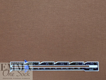 cocoa Oeko-Tex viscose/spandex 4-way jersey  2.25 yds